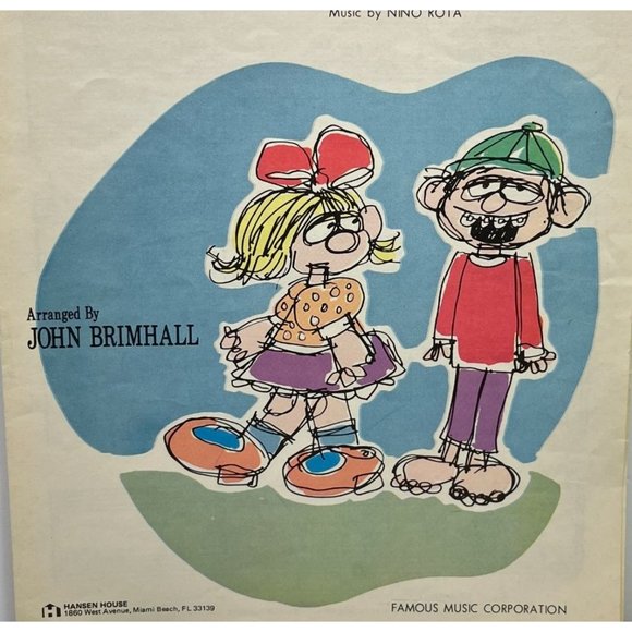 A Time for Us Vintage Piano Sheet Music 1968 Love Theme Romeo and Juliet EASY - Picture 5 of 5